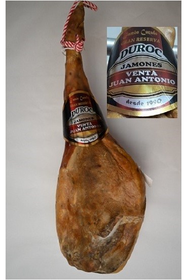 JAMON XL 8,1 a 8,9k 50% RAZA DUROC GRAN RESERVA.