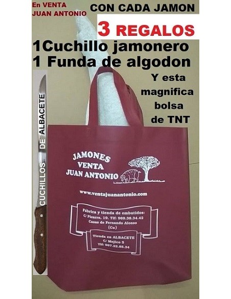 JAMON XL 8,1 a 8,9k 50% RAZA DUROC GRAN RESERVA.