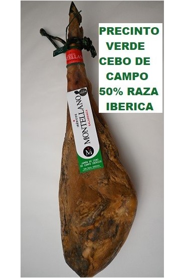 JAMON XL +8k CEBO CAMPO IBERICO 50% R.I. MONTELLANO