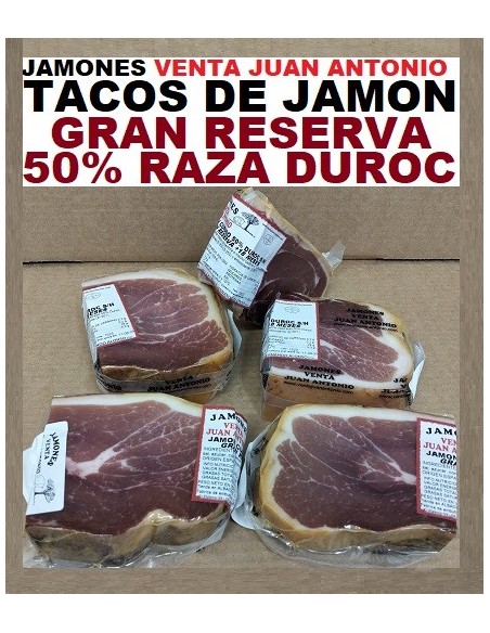 JAMON GRAN RESERVA 50% RAZA DUROC (TACO) JAMON GRAN RESERVA 50% RAZA DUROC (TACO)