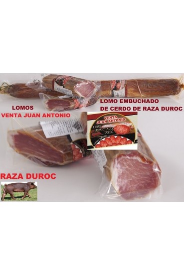 Lomo curado 50% RAZA DUROC media pieza 0,900 kg