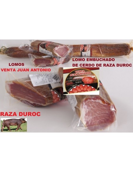 Lomo curado 50% RAZA DUROC media pieza 0,900 kg