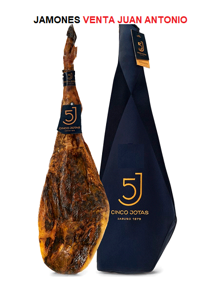 Cinco Jotas 7 a 7,9k Jamón de bellota 100% ibérico de JABUGO Pata Negra 5J