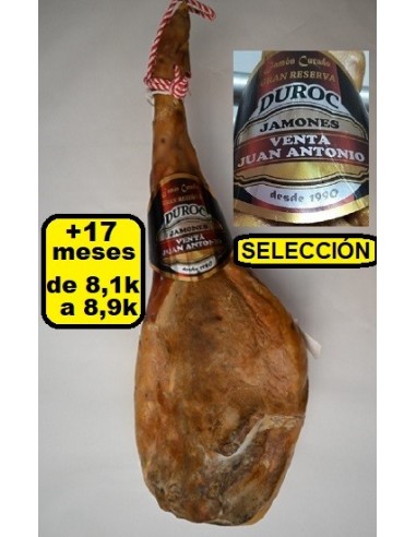 JAMON SELECCION 8,1 a 8,9k 50% DUROC GRAN RESERVA.