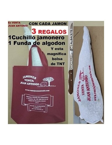 JAMÓN XXL +9k ALJOMAR CEBO IBÉRICO 50% RAZA IBÉRICA