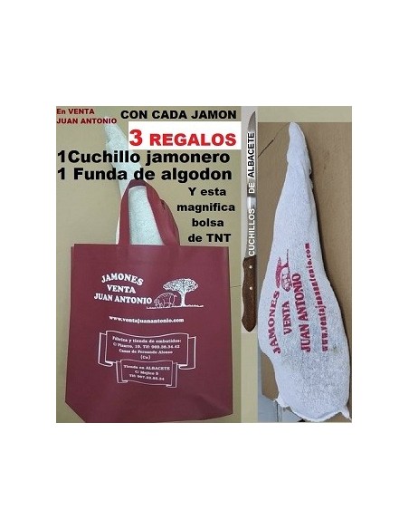 JAMÓN XXL +9k ALJOMAR CEBO IBÉRICO 50% RAZA IBÉRICA