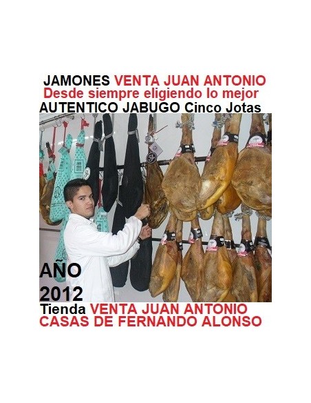 OCASIÓN Cinco Jotas 8 a 8,9k Jamón de bellota 100% ibérico de JABUGO Pata Negra 5J